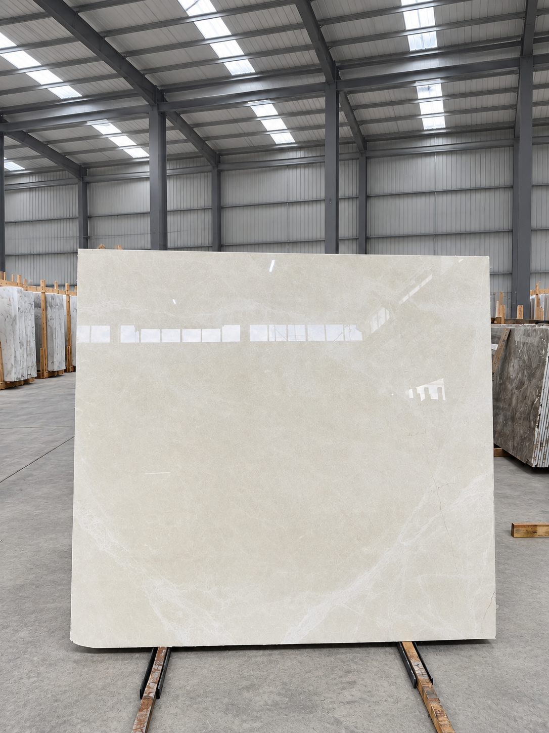 Crema Royal Beige polished full slab